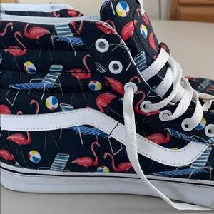 Vans flamingo shoes